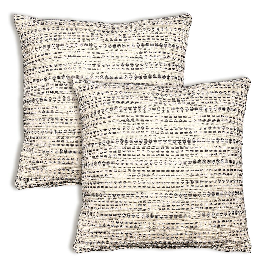 5130 Lana Boho Pillow Cover, Handwoven Decorative Throw Pillow Set of 2.